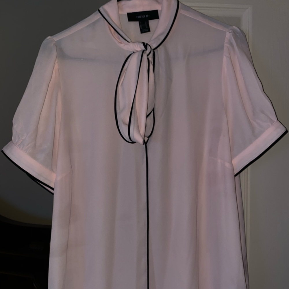 Blush pink Forever 21 blouse
